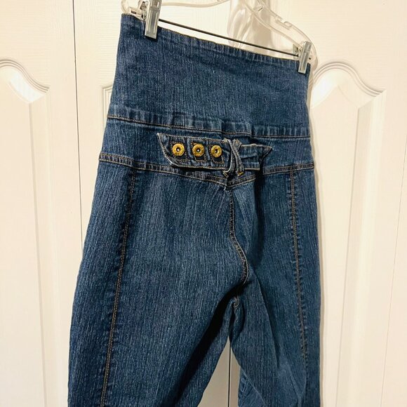 Younique Brand Jeans-Blue High Waisted Sz. 11 Jrs.-Stretch-Comfy-Unique - Picture 10 of 14